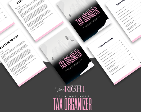 YOUR BUSINESS TAX ORGANIZER